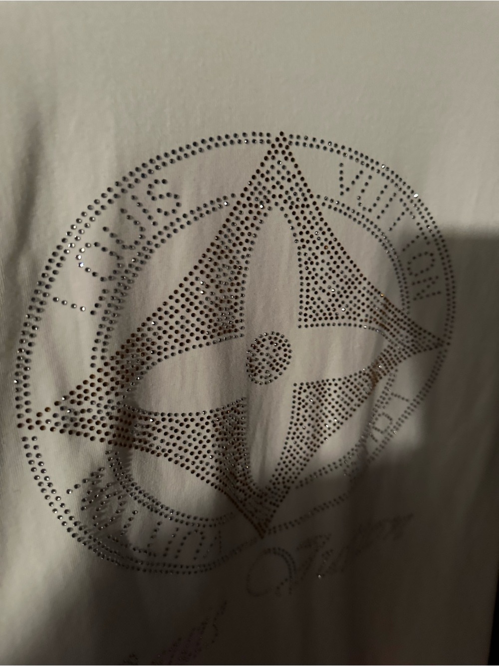 White Crystal Logo Tee - Picture 3 of 5